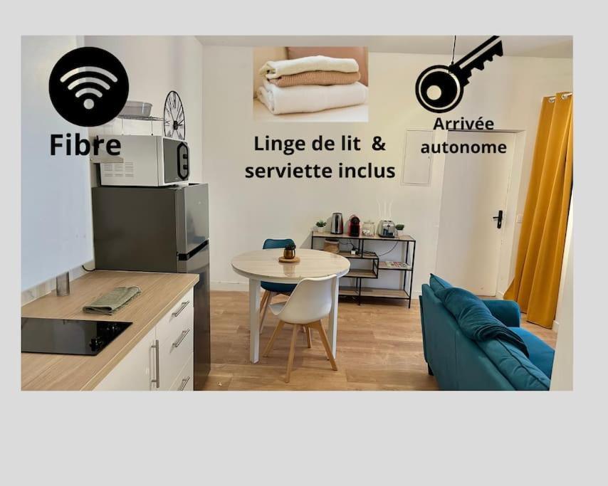 Lorient T2 , Hypercentre , Fibre ,Gare 아파트 외부 사진